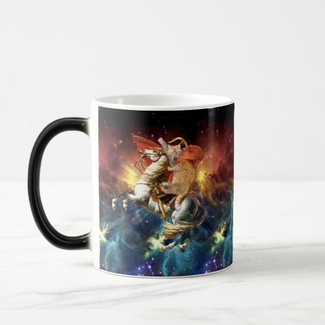 Taza Mágica Gato Napoleón en el espacio (Izquierda)
