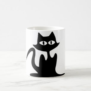 TAZA MÁGICA GATO NEGRO