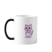 Gato Sorprendido Personaje de Dibujos Animados Lin