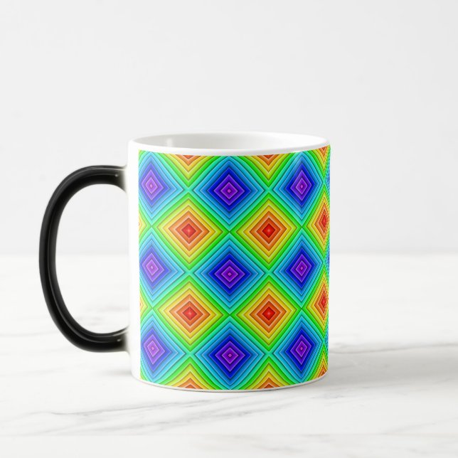Taza Mágica Geometric Topography - Morphing Mug (Izquierda)