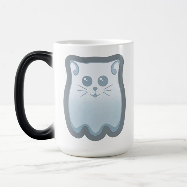 Taza Mágica Ghost Kitty (Izquierda)