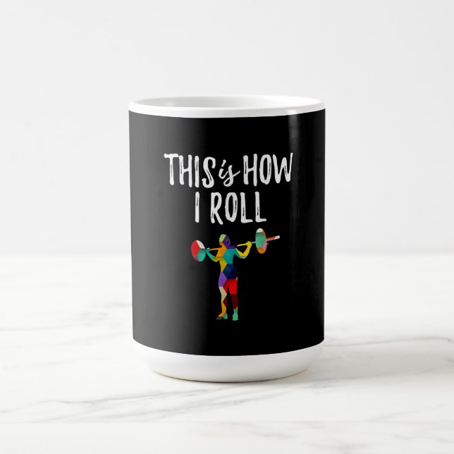 Taza Mágica Gimnasio Así es como hago Chica de Construcción de (Centro)