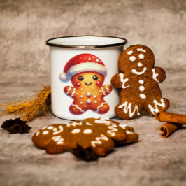 Taza Mágica Gingbread Santa