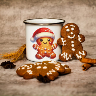 Taza Mágica Gingbread Santa