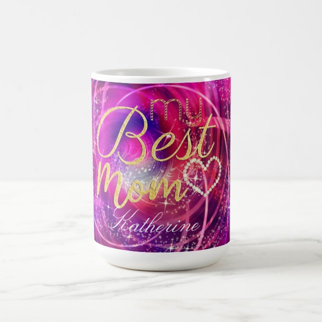Taza Mágica Glamour glamurosa mamá Mangenta (Centro)