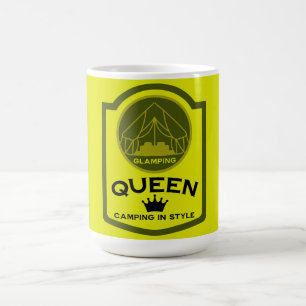 Taza Mágica Glamour Queen Camping In Style