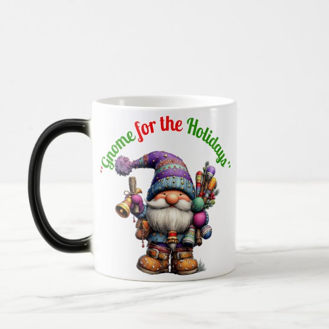 Taza Mágica Gnome Para Las Fiestas (Izquierda)