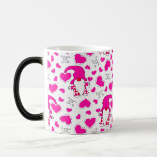 Taza Mágica Gnome Valentine Mug - To Gnomie is to Love Me