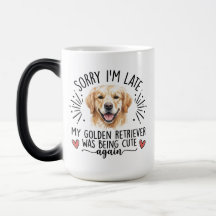 Golden Retriever Lo siento llego tarde Amante de l
