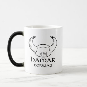 Taza Mágica Gorra de Hamar Noruega Viking