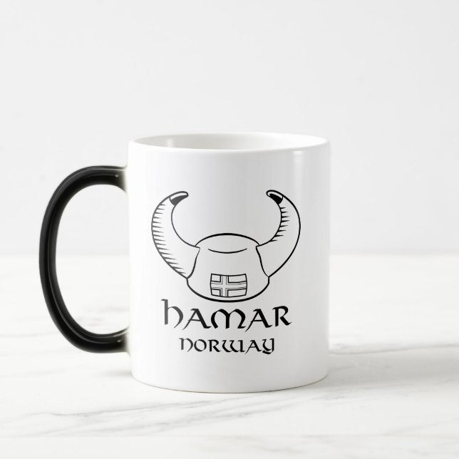Taza Mágica Gorra de Hamar Noruega Viking (Izquierda)