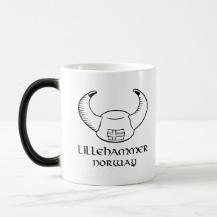 Taza Mágica Gorra de Lillehammer Noruega Viking