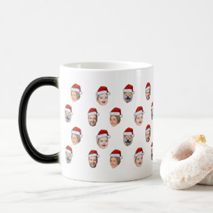 Taza Mágica Gorra de Santa Cara de Familia Personalizada 4 Fot