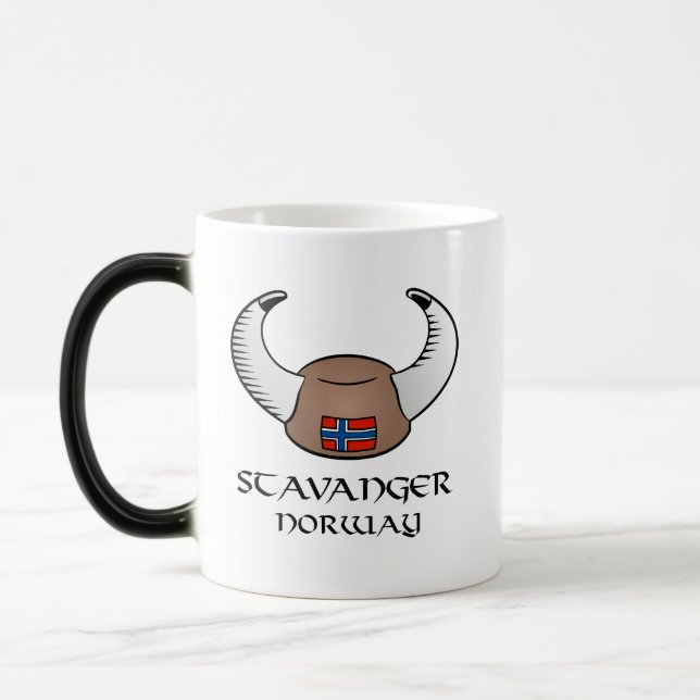Taza Mágica Gorra de Stavanger Noruega Viking (Izquierda)