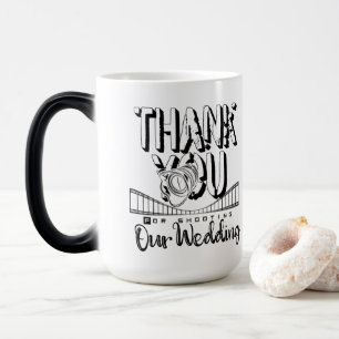 Taza Mágica Gracias por fotografiar nuestra boda