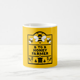 Taza Mágica Gracioso agricultor de miel acuaria
