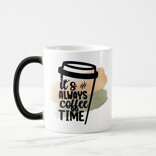 Taza Mágica Gracioso café Mug - Siempre regalo para el tiempo  (Izquierda)