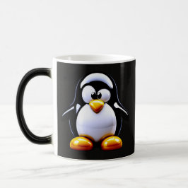 Taza Mágica Gracioso café pingüino