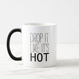 Taza Mágica Gracioso Déjalo como si fuera humor hipster de Ho