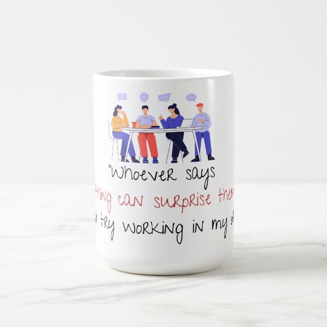 Taza Mágica Gracioso regalo secreto de Papá Noel - Mug (Centro)