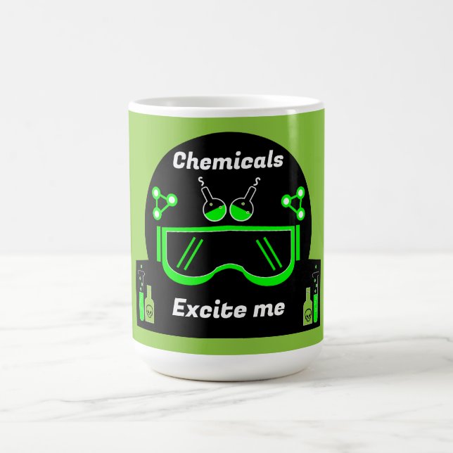 Taza Mágica Graciosos regalos de Ingeniero Químico (Centro)