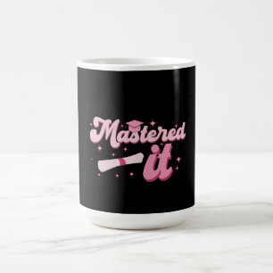 Taza Mágica Graduación MBA de licenciado en licenciatura en te