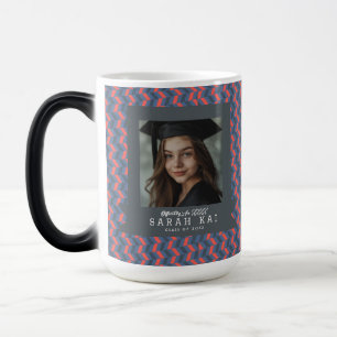 Taza Mágica Graduado con estampado de Chevron único