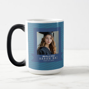 Taza Mágica Graduado de Doctorado con Estampa Geométrica Clási