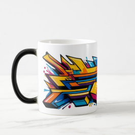 Taza Mágica Grafiti urbano colorido