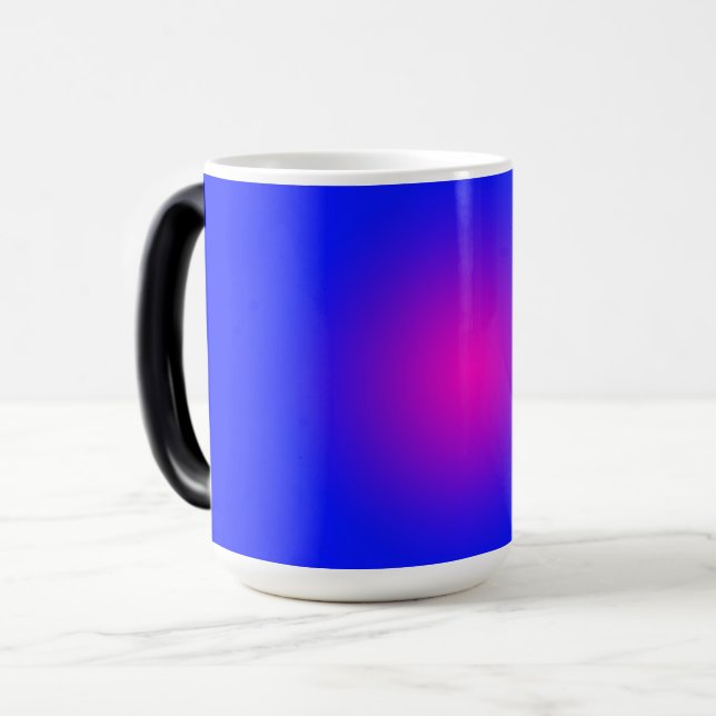 Taza Mágica Gran día para los azules y magenta (Anverso izquierdo)