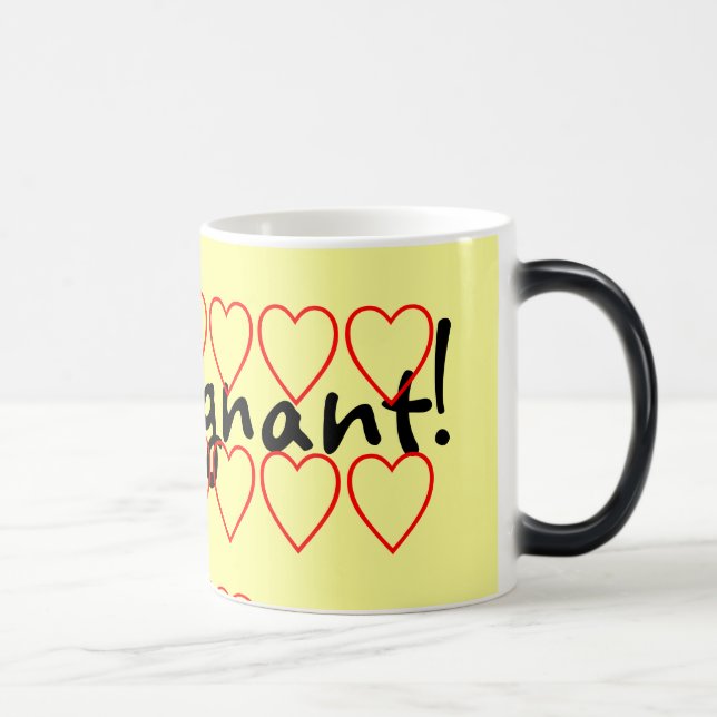 Taza Mágica ¡Gran manera de anunciar su embarazo! (Derecha)