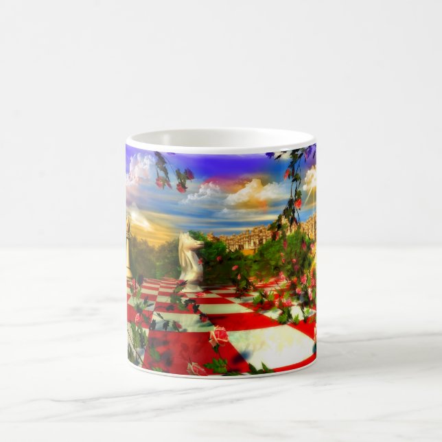 Taza Mágica Gran regalo de ajedrez (Centro)