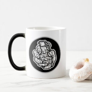Taza Mágica Granada De Mano Al Estilo De Los Comics