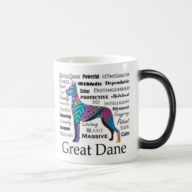 Taza Mágica Great Dane Morphing Mug (Derecha)