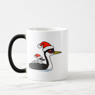 Taza Mágica Grebe Occidental Birdorable Santa