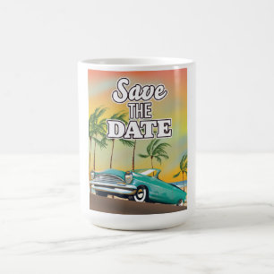 Taza Mágica Guardar la fecha coche clásico