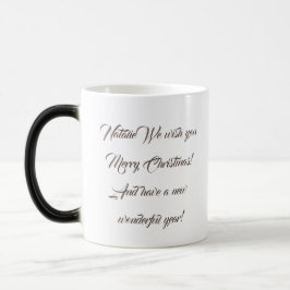 Taza Mágica Guión hermoso personalizado para Navidades