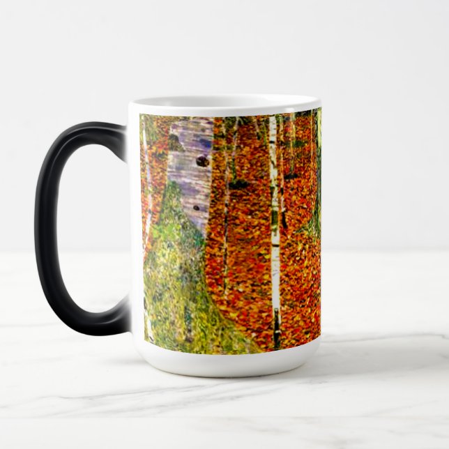 Taza Mágica Gustav Klimt Abedules (Izquierda)