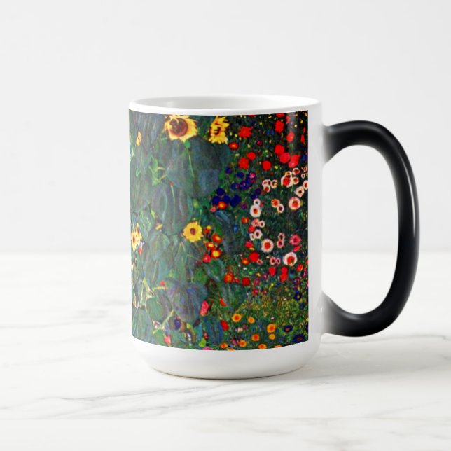 Taza Mágica Gustav Klimt Flower Garden (Derecha)