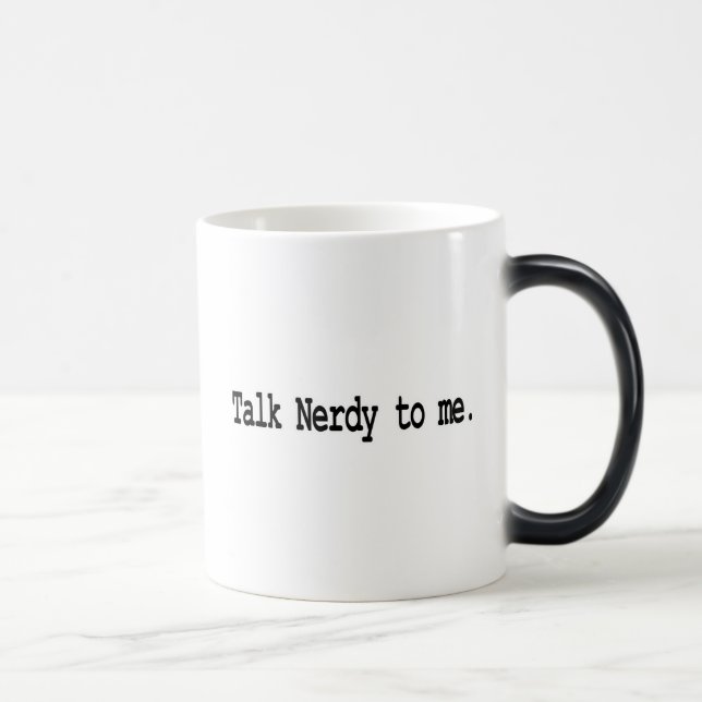 Taza Mágica háblame nerd (Derecha)