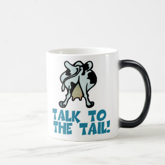 Taza Mágica Hablar con la vaca cola