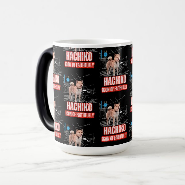 TAZA MÁGICA HACHIKO (Anverso izquierdo)