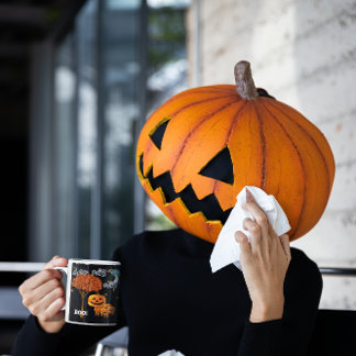 TAZA MÁGICA HALLOWEEN CABEZAS DE PUMPKIN