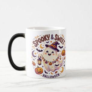 Taza Mágica Halloween Espeluznante y Dulce