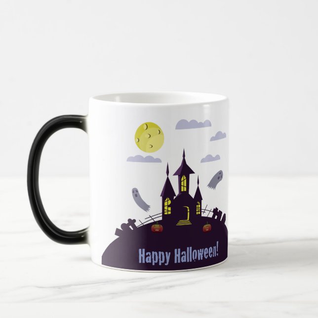 Taza Mágica Halloween Haunted House (Izquierda)