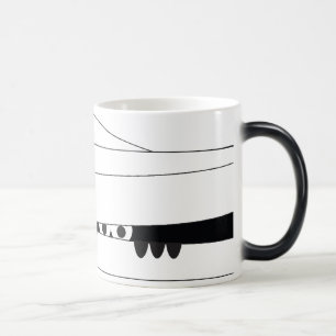 Taza Mágica Halloween Peeking Mummy