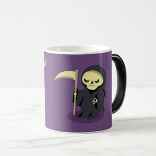 Taza Mágica Halloween Skeleton Dracula Mummy Grim Reaper