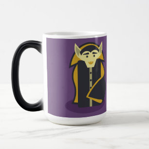 Taza Mágica Halloween Skeleton Dracula Mummy Grim Reaper