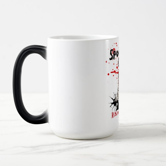 Taza Mágica Halloween T shirt design (Izquierda)