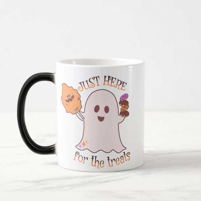 Taza Mágica Halloween trata al fantasma y al Fiesta de dulces (Izquierda)